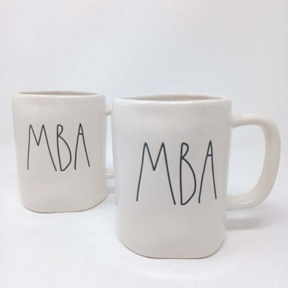 Rae Dunn by Magenta MBA Ceramic Mug Set | Handmade Look | 16 oz | Set of 2 - Picture 7 of 8